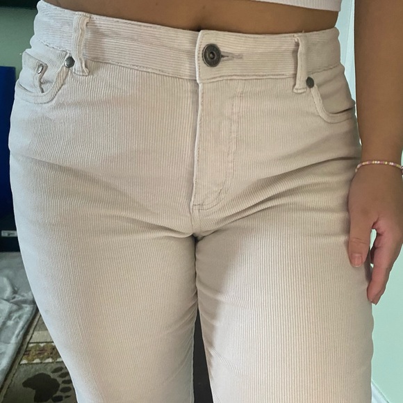 Cream corduroy pants - Picture 6 of 10